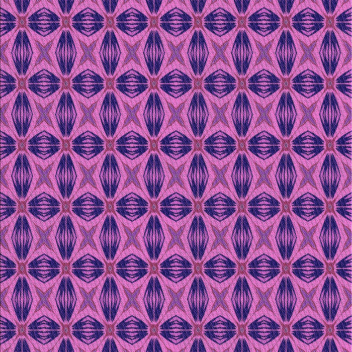 Patterned Bright Purple Rug, pat2888pur