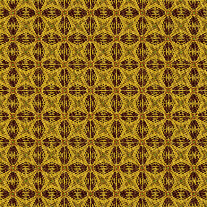 Round Patterned Red Brown Rug, pat2888yw