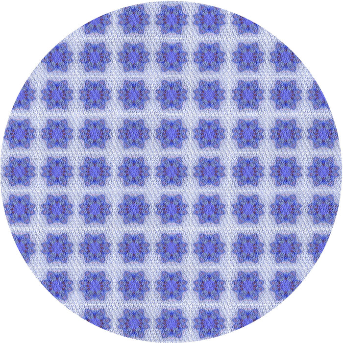 Square Machine Washable Transitional Blue Rug in a Living Room, wshpat2889blu