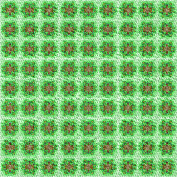 Round Patterned Dark Lime Green Rug, pat2889grn