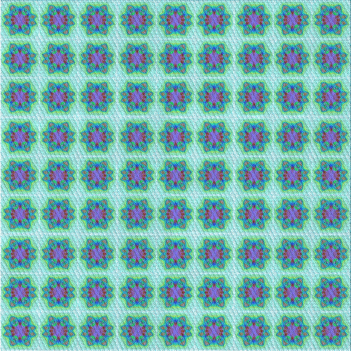 Round Patterned Steel Blue Rug, pat2889lblu