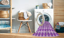 Machine Washable Transitional Crimson Purple Rug in a Washing Machine, wshpat2889pur