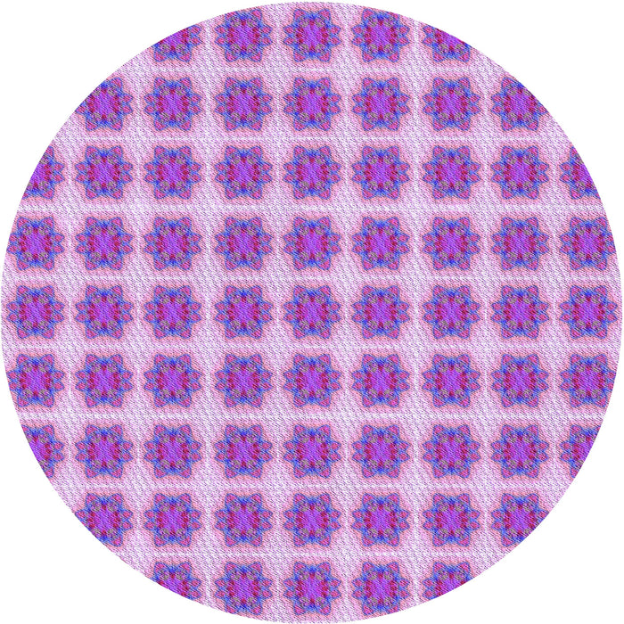 Square Machine Washable Transitional Crimson Purple Rug in a Living Room, wshpat2889pur