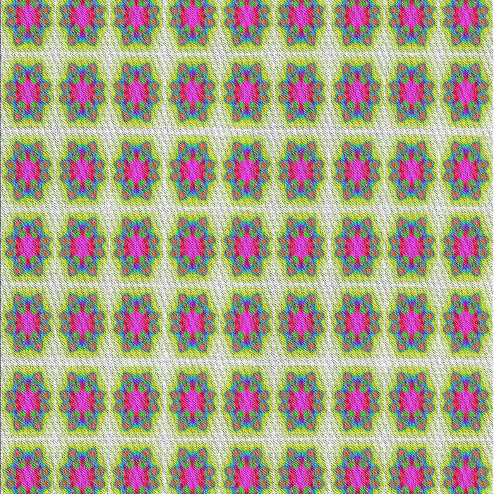 Patterned Green Novelty Rug, pat2889