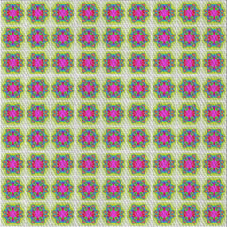 Square Patterned Green Novelty Rug, pat2889