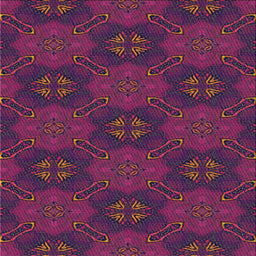 Square Patterned Plum Purple Novelty Rug, pat288