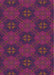 Machine Washable Transitional Plum Purple Rug, wshpat288