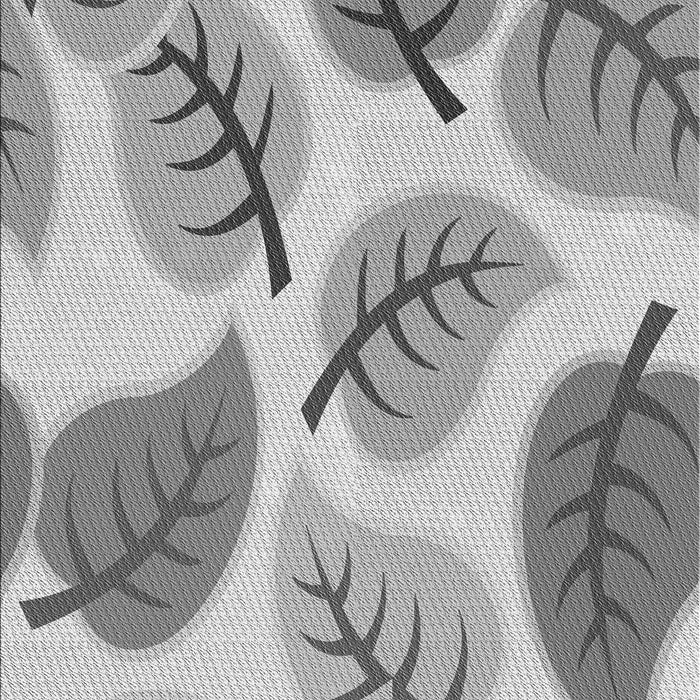 Patterned Platinum Gray Rug, pat289gry