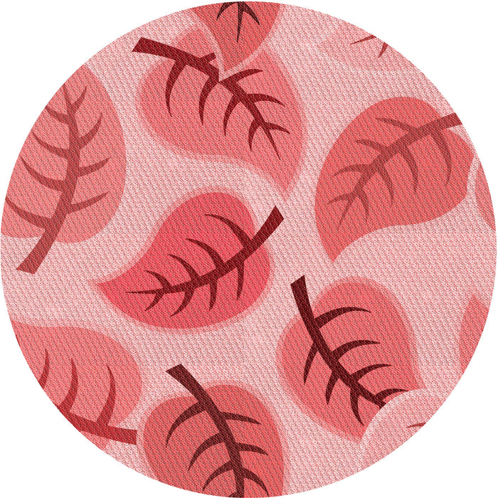 Square Patterned Pastel Pink Rug, pat289rd