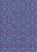 Patterned Deep Periwinkle Purple Rug, pat2890blu
