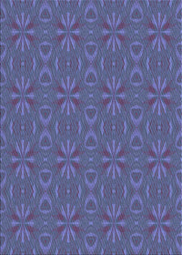 Machine Washable Transitional Deep Periwinkle Purple Rug, wshpat2890blu