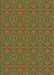 Patterned Saddle Brown Rug, pat2890brn