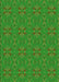 Patterned Lime Green Rug, pat2890grn