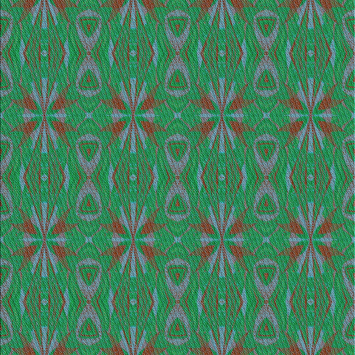 Patterned Jade Green Rug, pat2890lblu