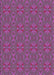 Patterned Orchid Purple Rug, pat2890pur