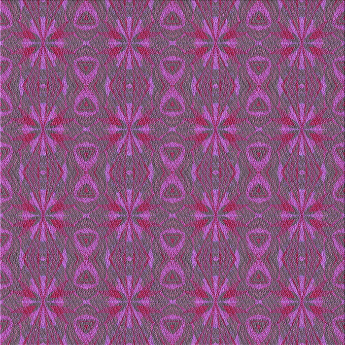 Round Machine Washable Transitional Orchid Purple Rug, wshpat2890pur