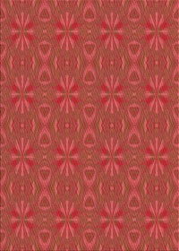 Machine Washable Transitional Red Rug, wshpat2890rd