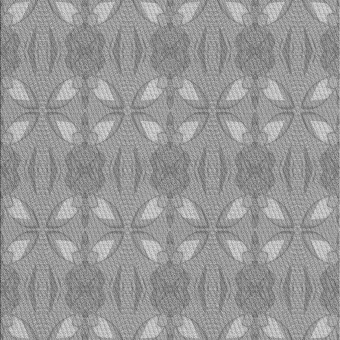 Machine Washable Transitional Cloud Gray Rug, wshpat2891gry