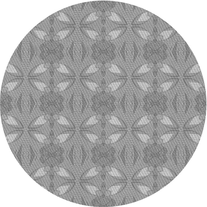 Square Patterned Cloud Gray Rug, pat2891gry