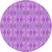 Square Machine Washable Transitional Violet Purple Rug in a Living Room, wshpat2891pur