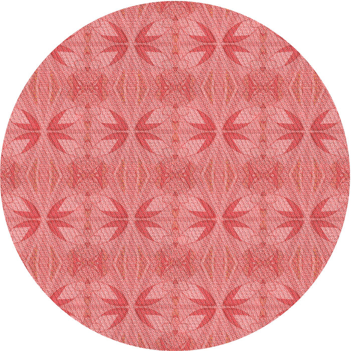 Square Machine Washable Transitional Fire Red Rug in a Living Room, wshpat2891rd