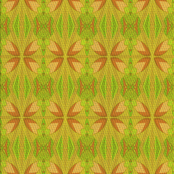 Patterned Dark Golden Brown Rug, pat2891yw