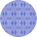 Square Patterned Sky Blue Rug, pat2892blu