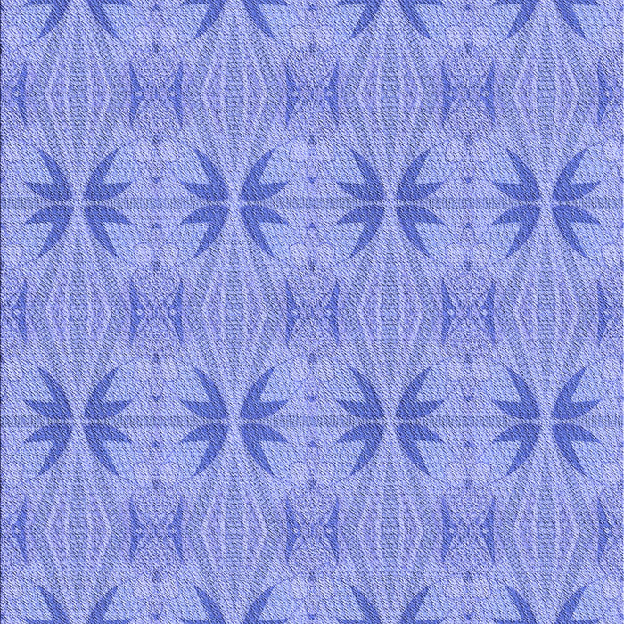 Machine Washable Transitional Sky Blue Rug, wshpat2892blu