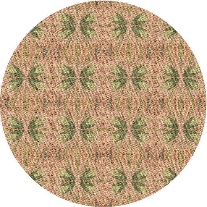 Square Machine Washable Transitional Brown Sand Brown Rug in a Living Room, wshpat2892brn