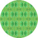 Square Patterned Emerald Green Rug, pat2892grn