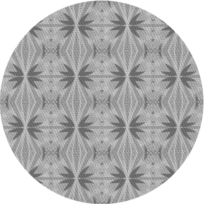 Square Patterned Gray Rug, pat2892gry