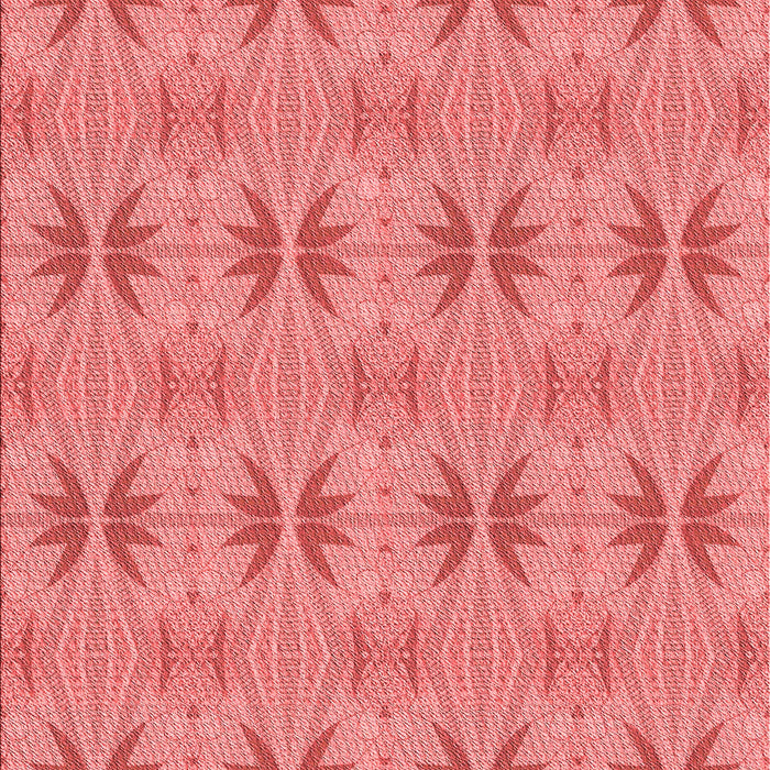 Machine Washable Transitional Fire Red Rug, wshpat2892rd