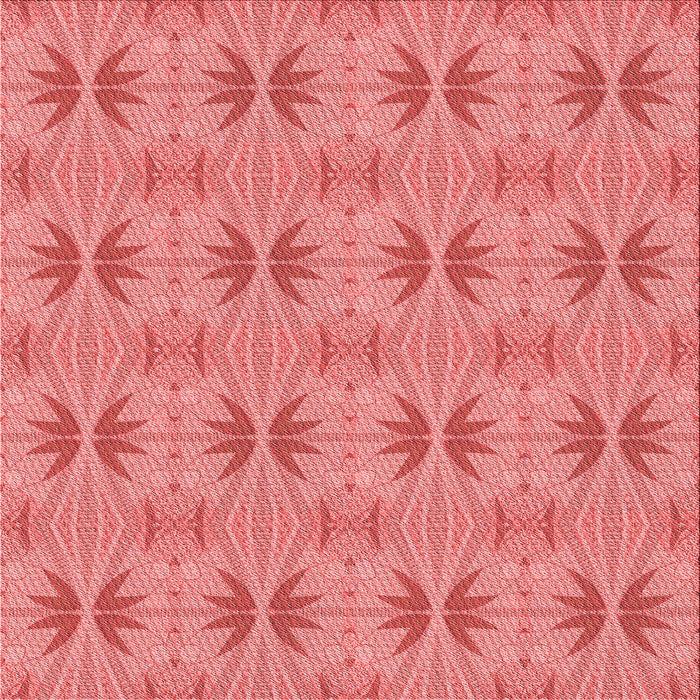 Round Machine Washable Transitional Fire Red Rug, wshpat2892rd