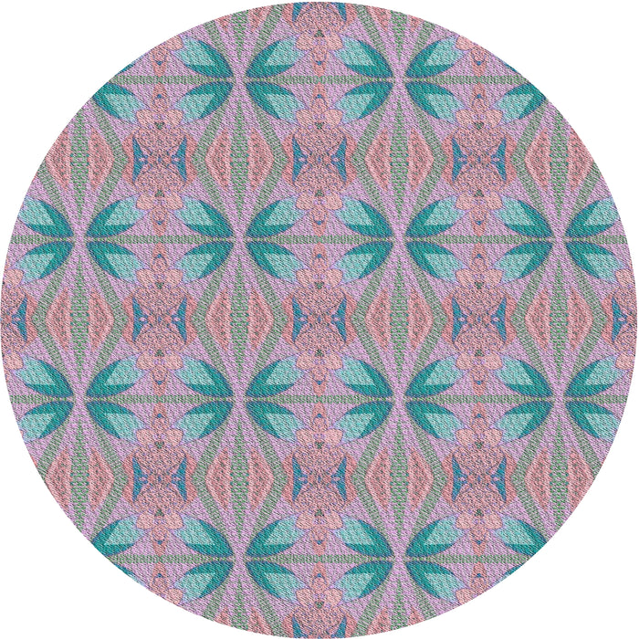 Square Machine Washable Transitional Light Steel Blue Rug, wshpat2892