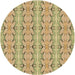 Square Machine Washable Transitional Dark Golden Brown Rug in a Living Room, wshpat2893brn