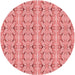 Square Machine Washable Transitional Pastel Pink Rug in a Living Room, wshpat2893rd