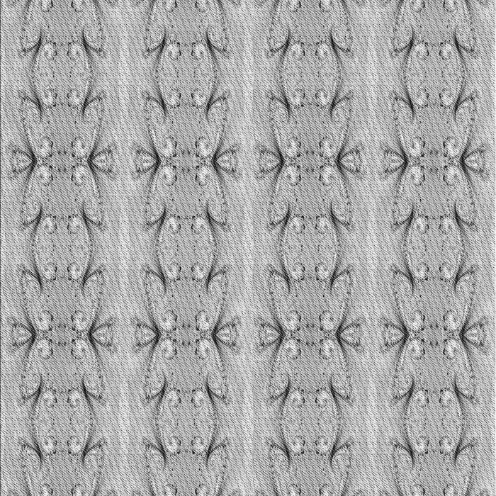 Machine Washable Transitional Platinum Silver Gray Rug, wshpat2894gry