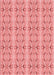 Machine Washable Transitional Pastel Pink Rug, wshpat2894rd