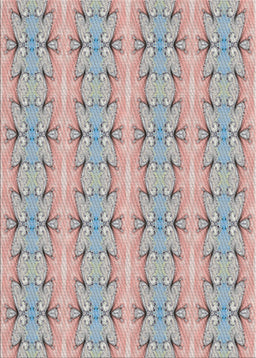 Patterned Gray Novelty Rug, pat2894