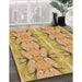 Machine Washable Transitional Orange Rug in a Family Room, wshpat2895org