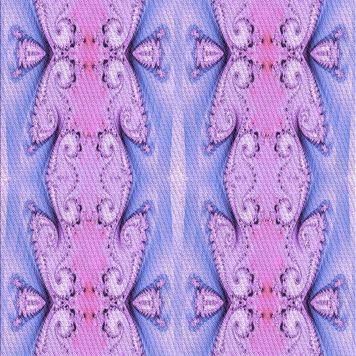 Patterned Mauve Purple Rug, pat2895pur