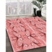 Machine Washable Transitional Red Rug in a Family Room, wshpat2895rd