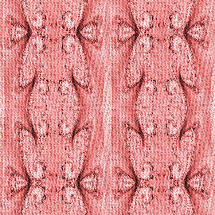 Machine Washable Transitional Red Rug, wshpat2895rd