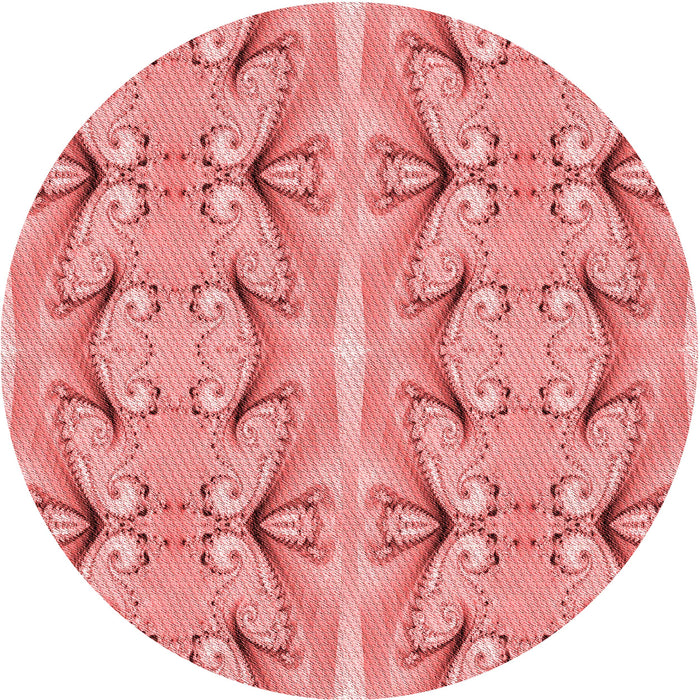 Square Patterned Red Rug, pat2895rd