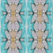 Sideview of Machine Washable Transitional Grayish Turquoise Green Rug, wshpat2895