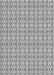 Machine Washable Transitional Platinum Gray Rug, wshpat2896gry