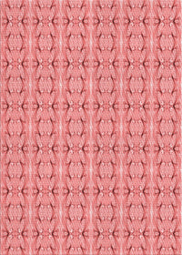 Machine Washable Transitional Light Salmon Pink Rug, wshpat2896rd