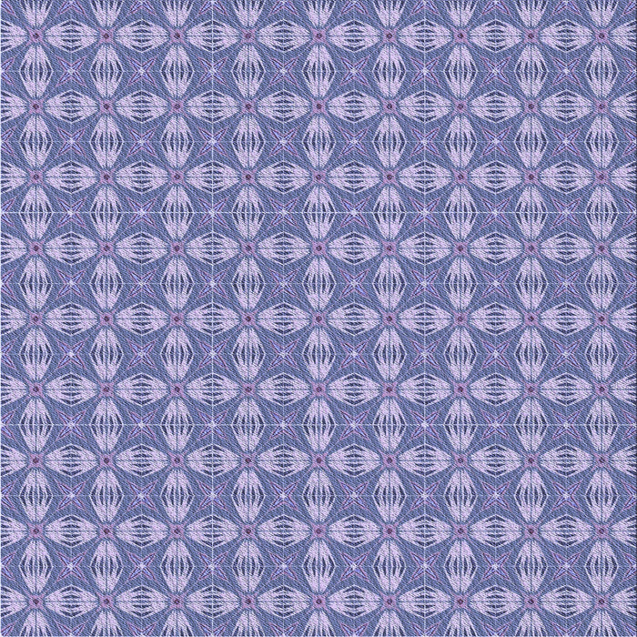 Round Patterned Slate Blue Rug, pat2897blu