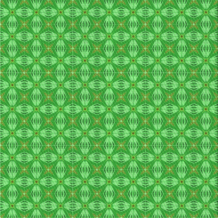 Round Patterned Neon Green Rug, pat2897grn