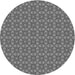 Square Patterned Gray Rug, pat2897gry